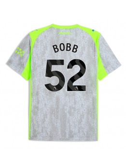 Muži Futbalové oblečenie Manchester City Oscar Bobb #52 2025-26 Krátky Rukáv - Tretina